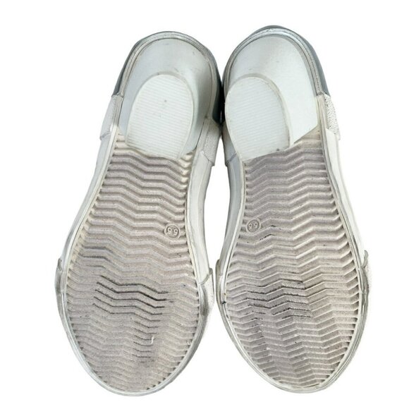 VINTAGE HAVANA Remiee Black Blue Snakeskin Embossed Leather Sneaker Bootie 5.5 - Picture 12 of 12